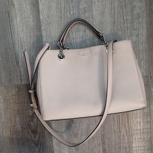 Light Pink Leather Kate Spade Satchel Tote